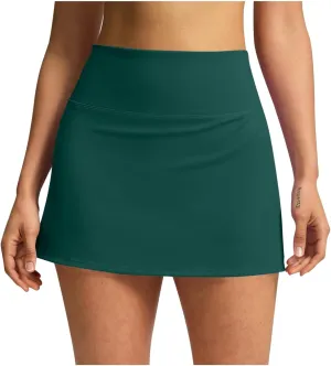Casual Sports Skirt High Waist Tennis Skirt Yoga Shorts Fitness Yoga Skirt 1 Pleated Skirt Plus Size with Shorts