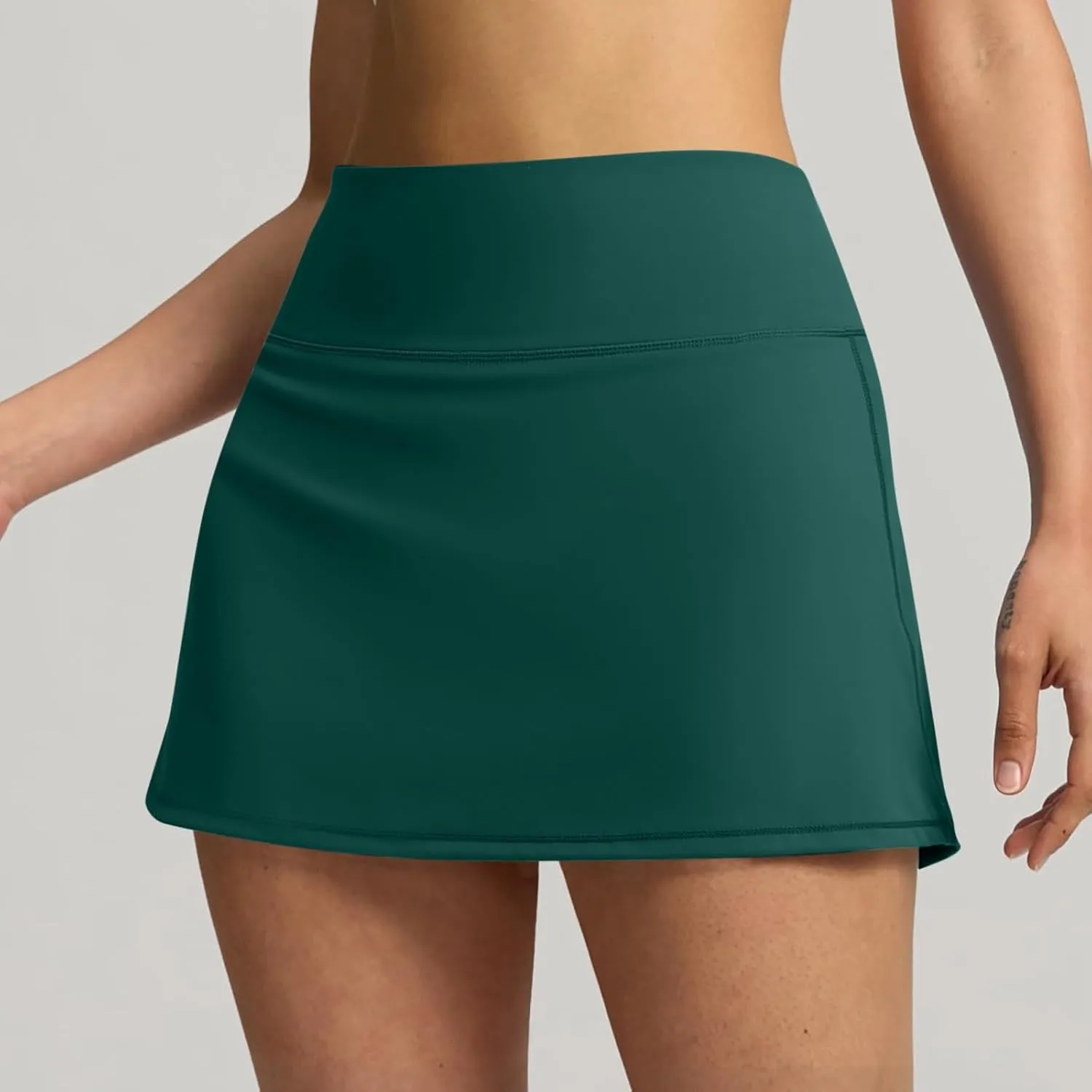 Casual Sports Skirt High Waist Tennis Skirt Yoga Shorts Fitness Yoga Skirt 1 Pleated Skirt Plus Size with Shorts