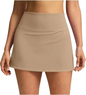 Casual Sports Skirt High Waist Tennis Skirt Yoga Shorts Fitness Yoga Skirt 1 Pleated Skirt Plus Size with Shorts
