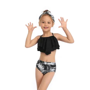 Children Kids Bikini Set Swimsuit suit for 2-14 years Summer Printed Swimwear Baby Girls Beach Wear Clothes Swimsuit 
