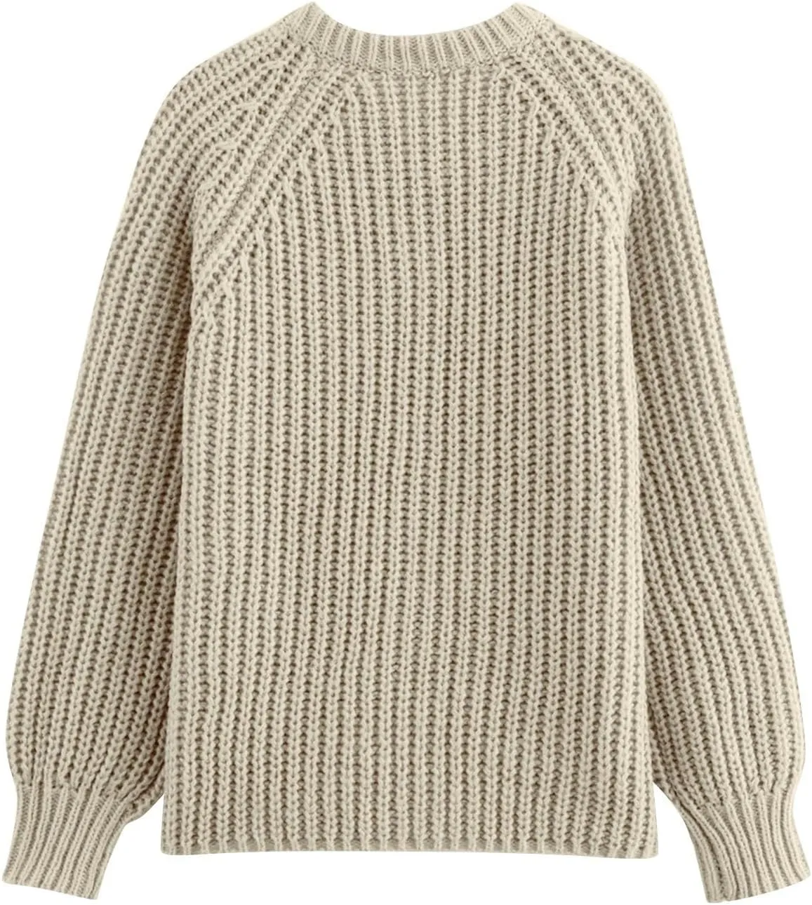 Chunky Sweaters for Women Long Lantern Sleeve Cable Knit Cardigans Sweater Button Down Slouchy Sweaters Outerwear