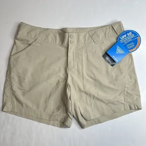 Columbia PFG Coral Point II Shorts Medium Beige Nylon Quick Dry UPF Hiking NEW
