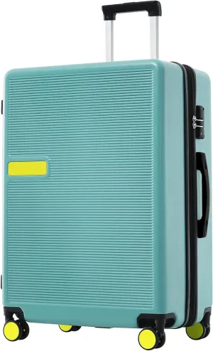 Contrast Color Hardshell Luggage 24inch Expandable Spinner Suitcase with TSA Lock Lightweight