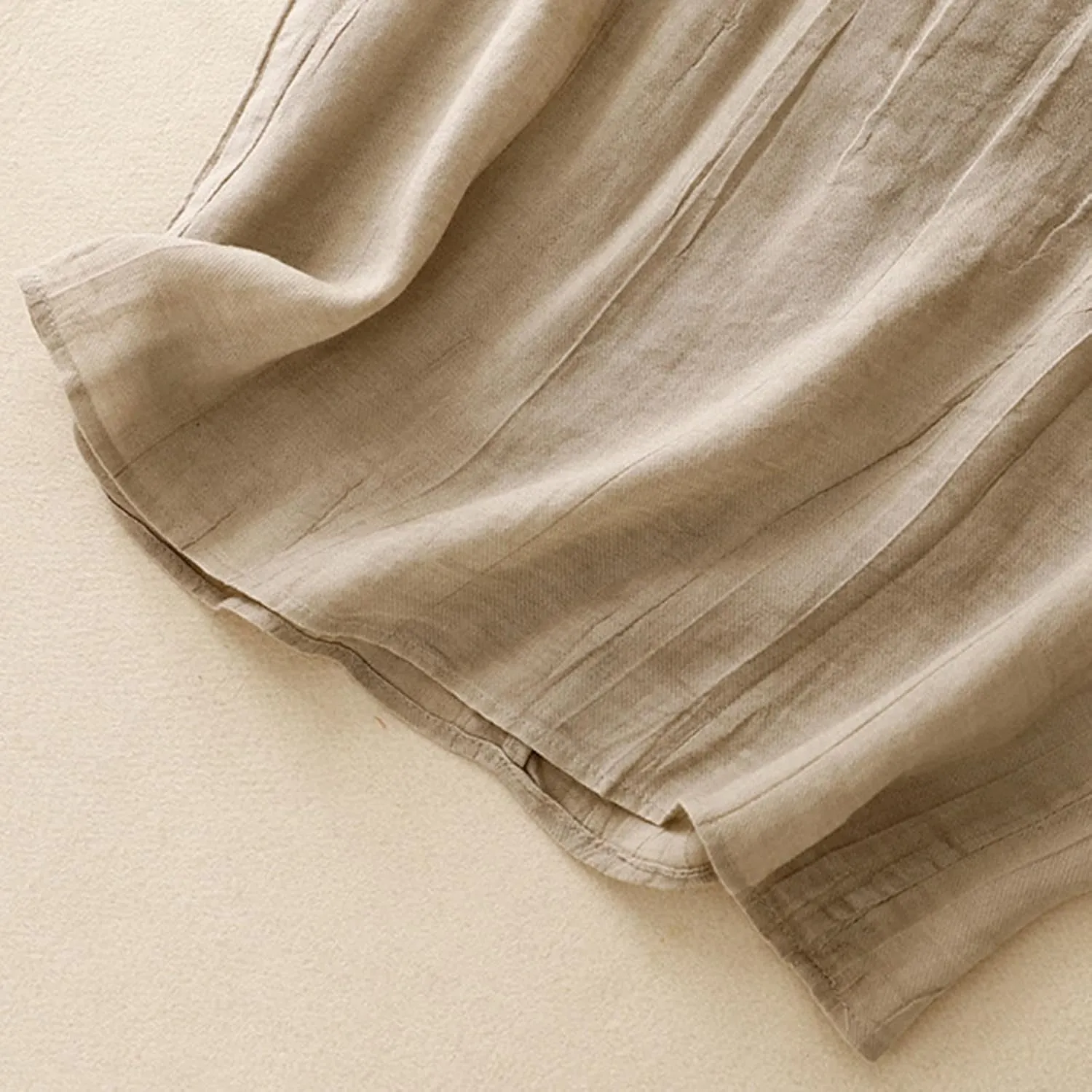 Cotton Linen Tank Tops for Women Loose Fit Sleeveless Button Tee Shirts Summer Casual Flowy Blouses Gauze Tunic Tops