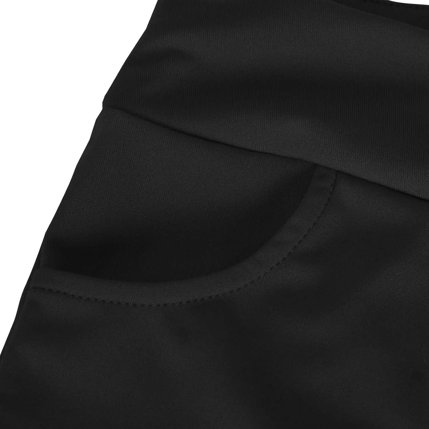 Cropped Trousers for Women Fashion Bell Bottom Pants High Elastic Waist Pants Comfy Pants Travel Pants with Pocket