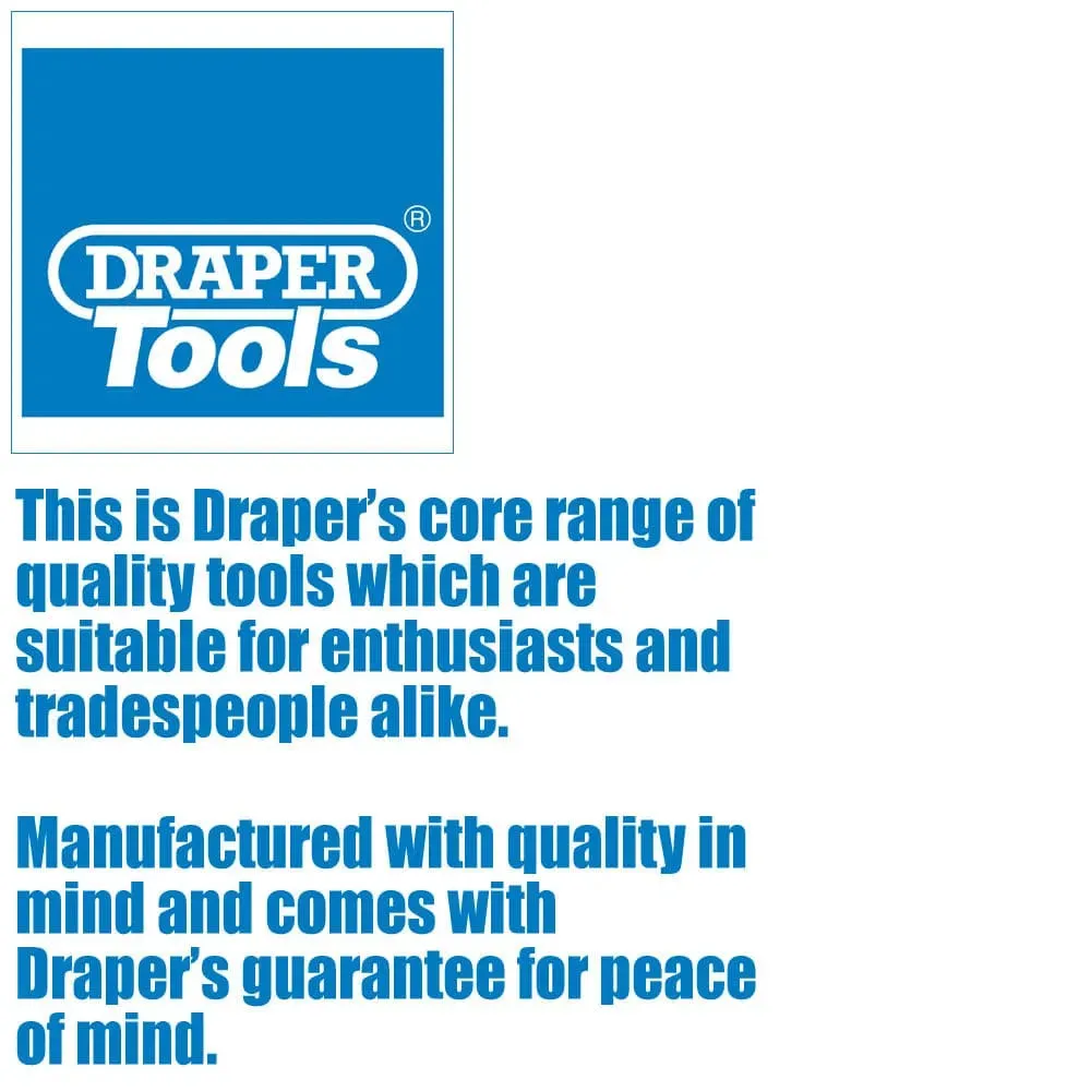 Draper 08559 Pry Bar Set 4pc Wrecking Crow Bars Pound Thru Soft Grip Hand Guards