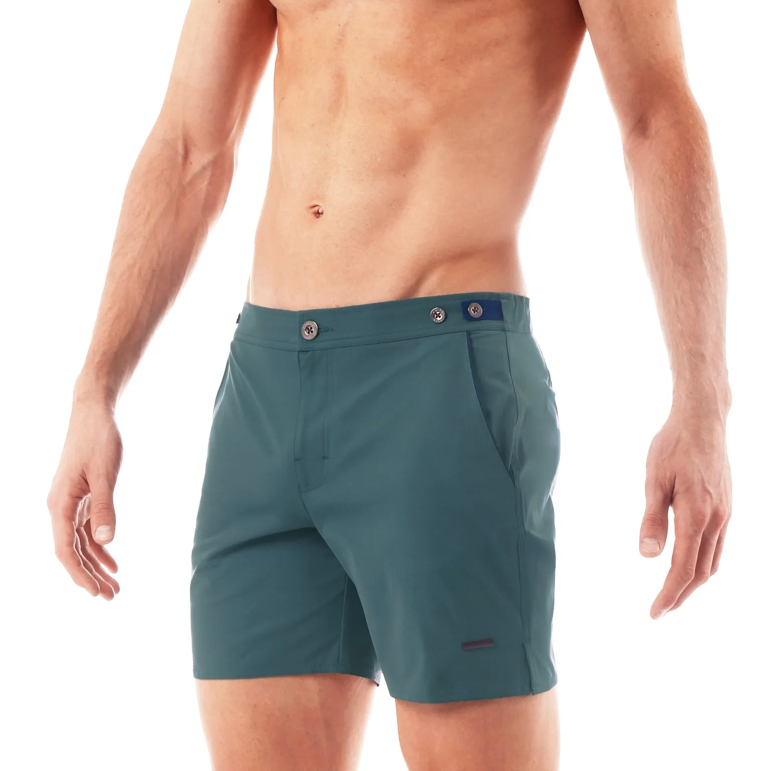 Dusk Blue 6" Catalonia Solid Stretch