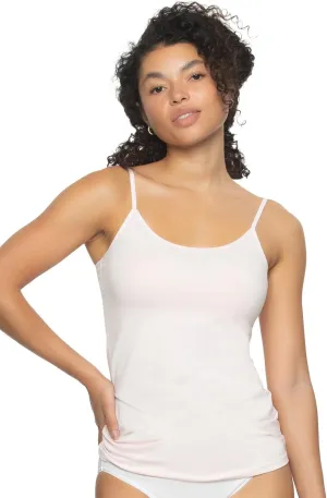 Felina | Cotton Modal Camisole | Stretch | Basic (Barely Pink, X-Large)