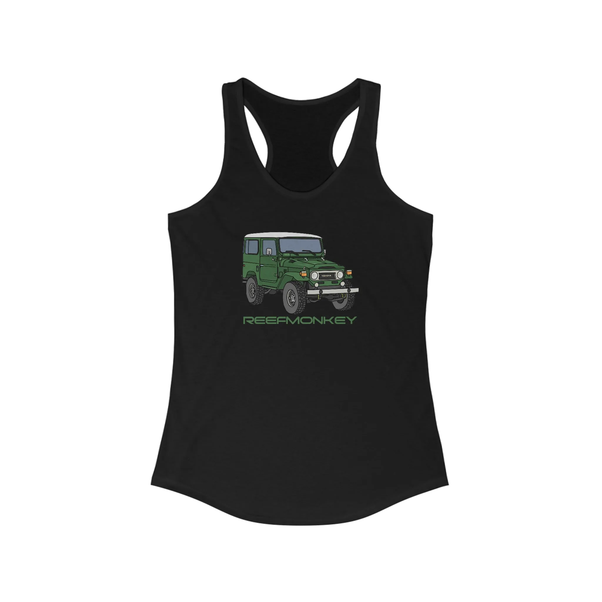 FJ40 Womens Land Cruiser Tank Top - Reefmonkey Artist Chris Marshall