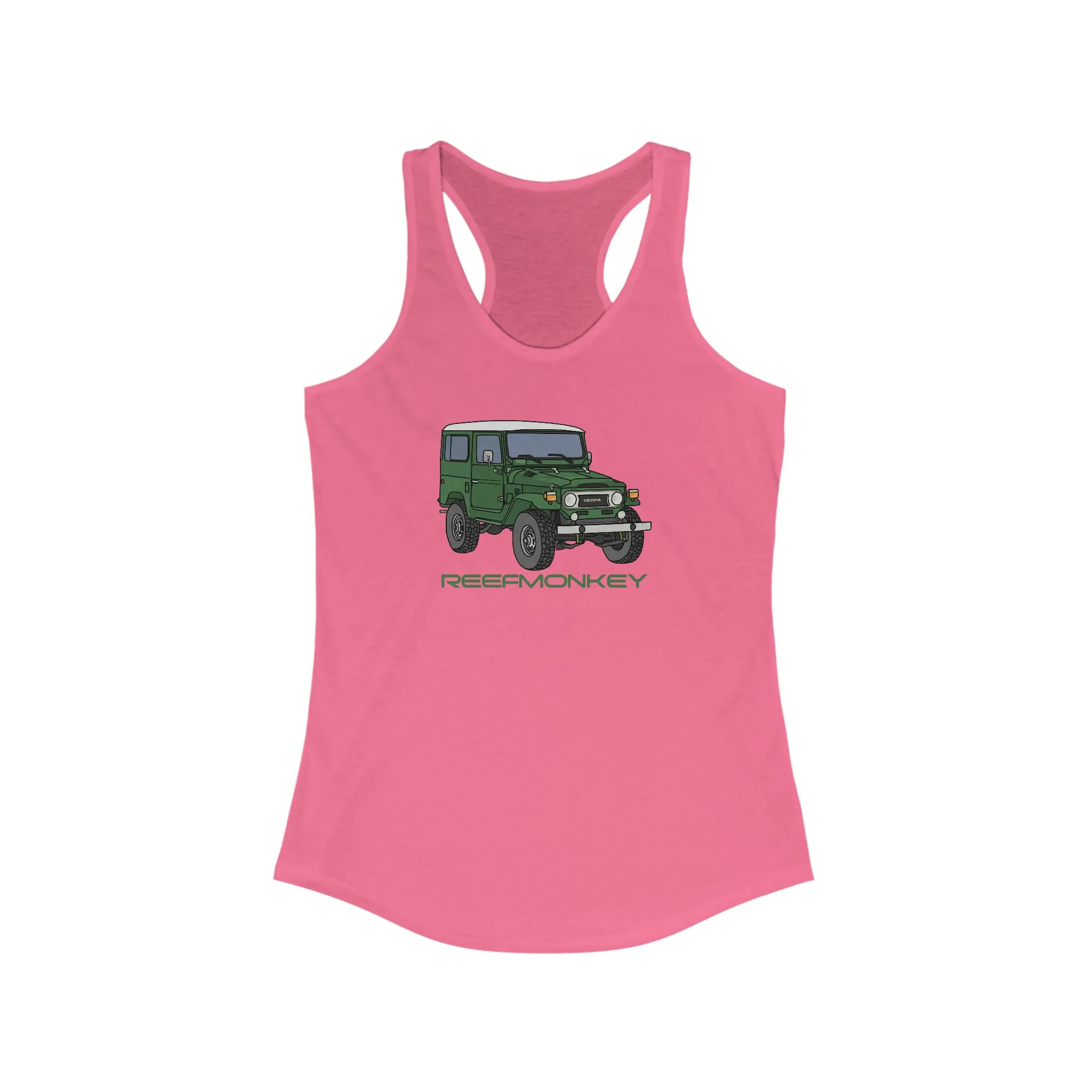 FJ40 Womens Land Cruiser Tank Top - Reefmonkey Artist Chris Marshall