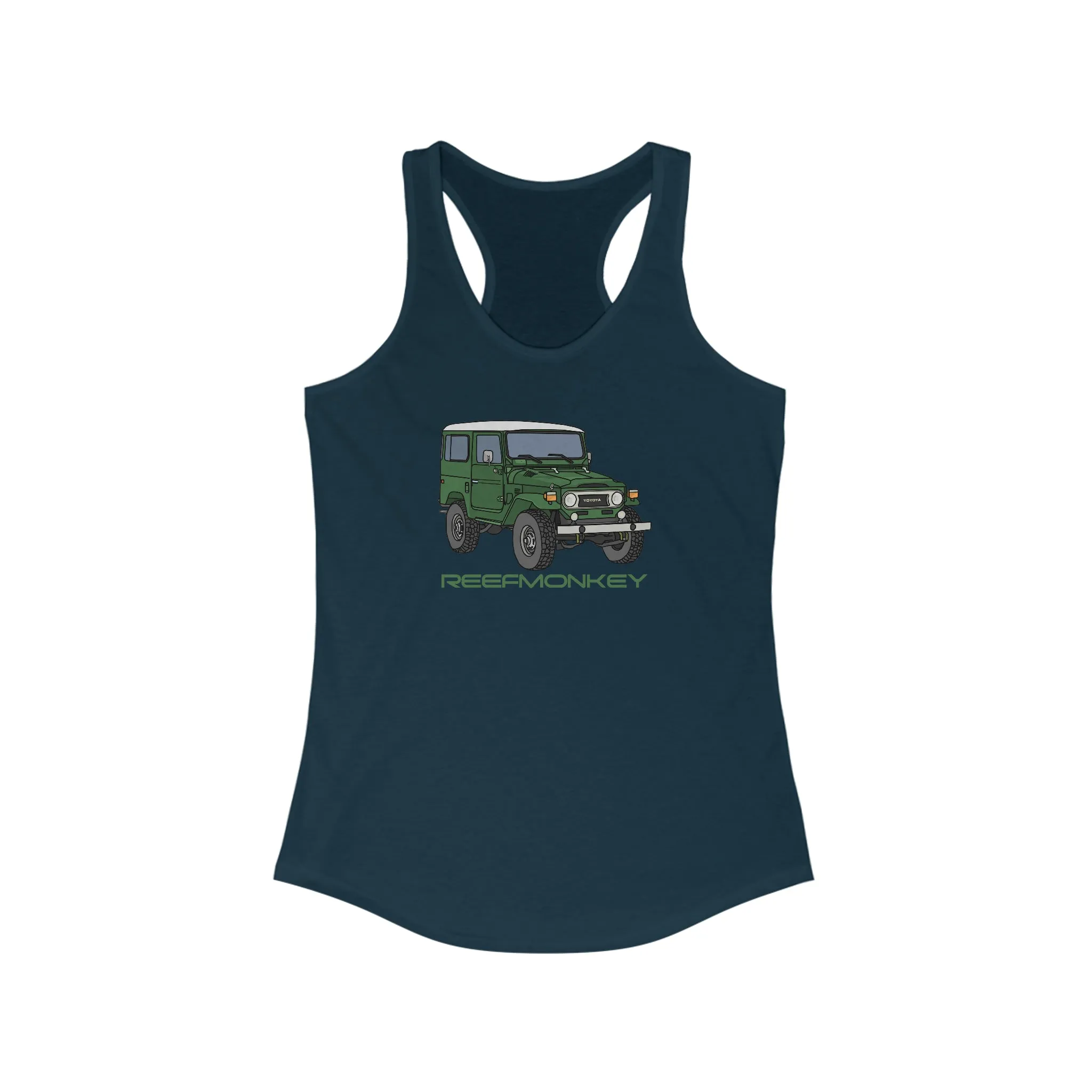 FJ40 Womens Land Cruiser Tank Top - Reefmonkey Artist Chris Marshall