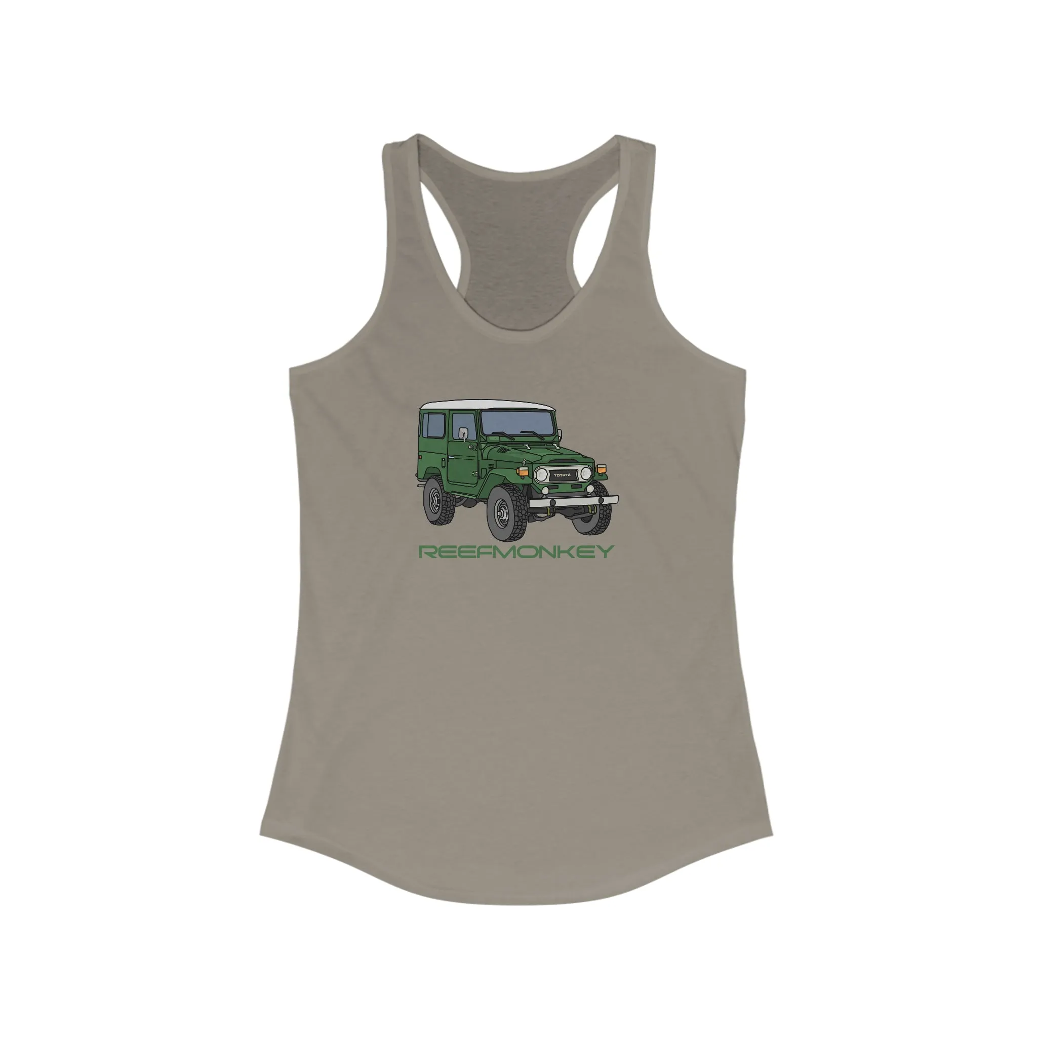 FJ40 Womens Land Cruiser Tank Top - Reefmonkey Artist Chris Marshall