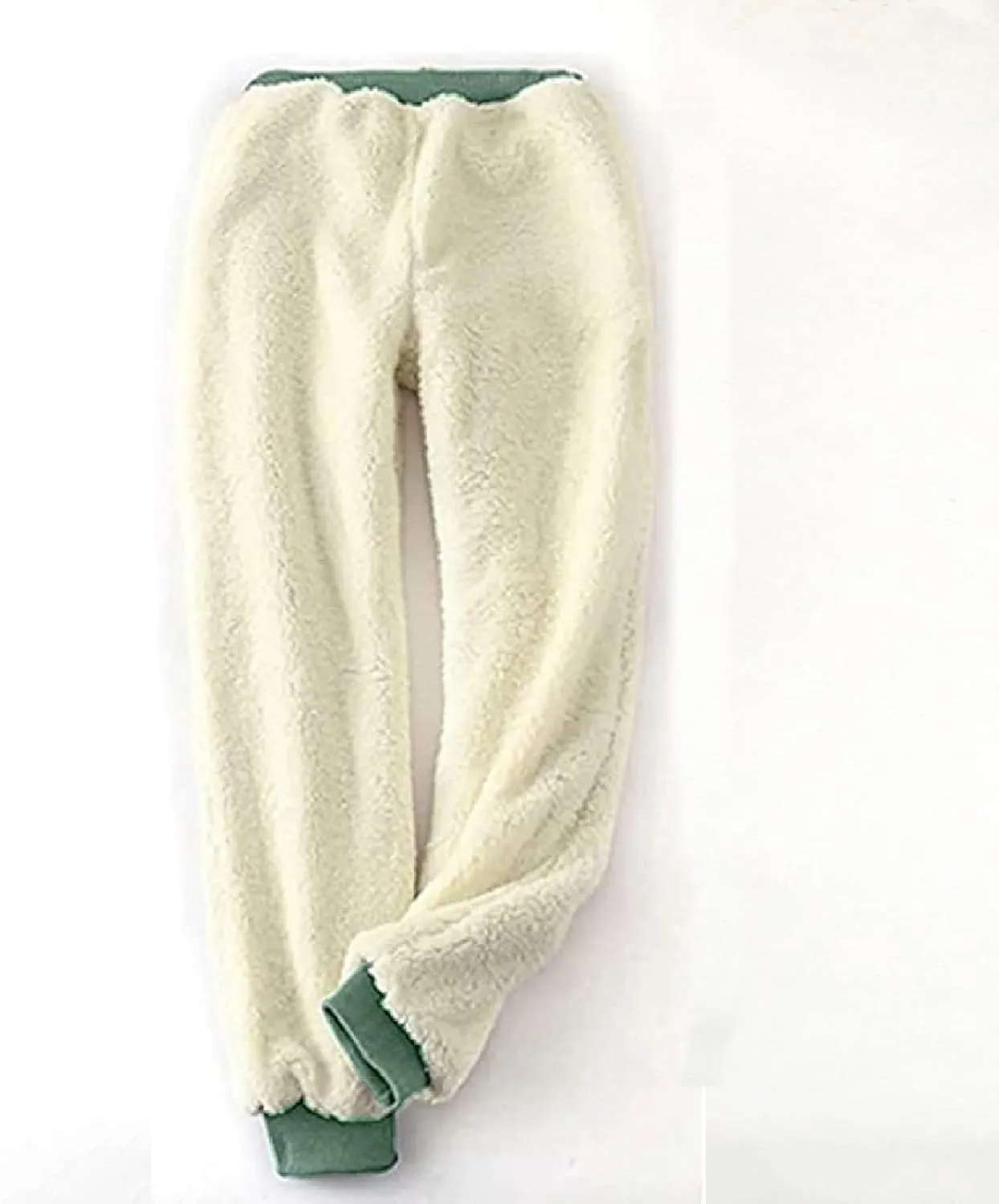 Fleece Lined Sweatpants Women Winter High Waist Drawstring Jogger Sweat Pants Elastic Waist Leggings Casual Trousers