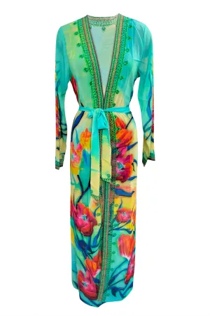 Floral Print Swimsuit Cover Up