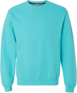 Fruit of the Loom Adult 7.2 oz. SofSpun Crewneck Sweatshirt 3XL SCUBA BLUE