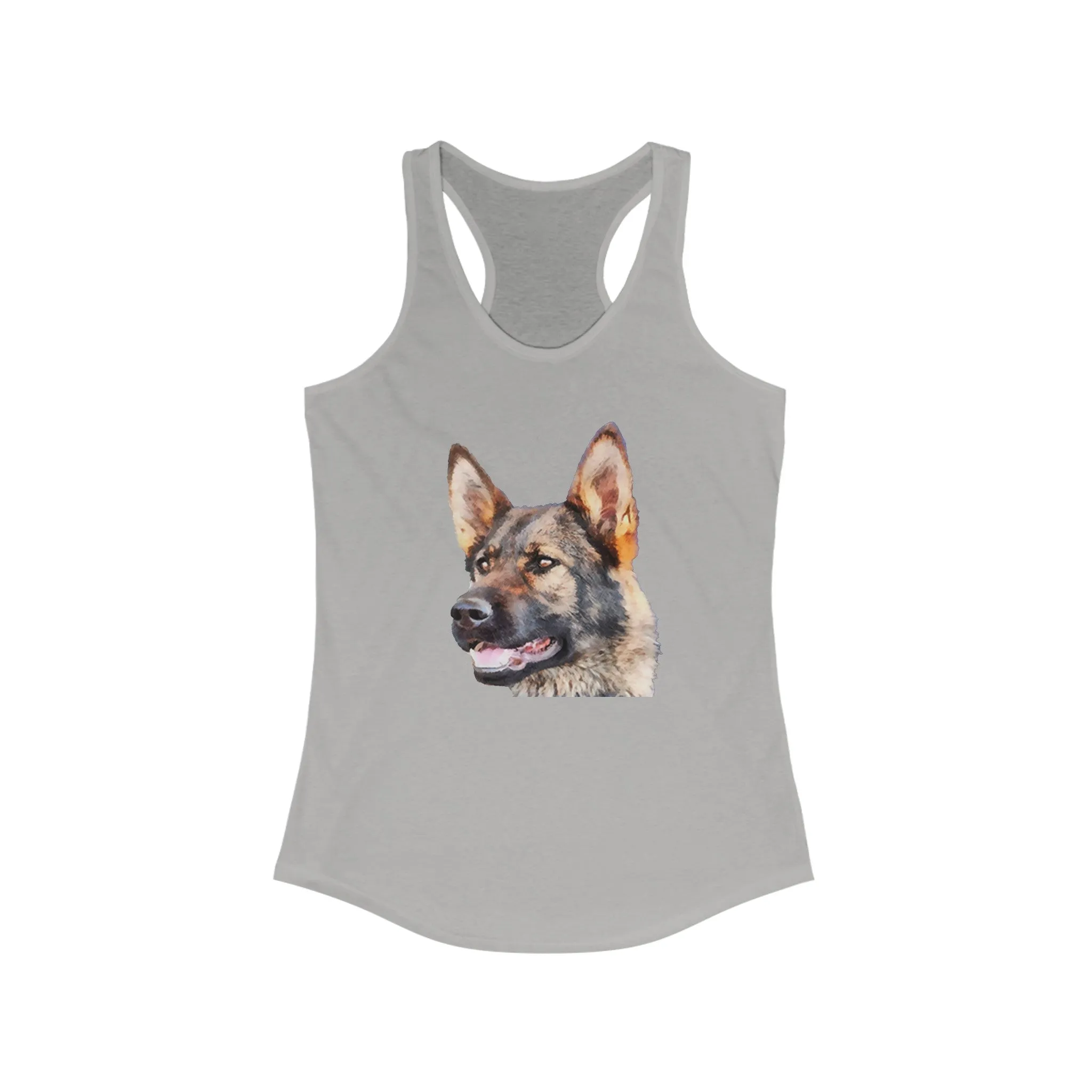 German Shepherd 'Hans' Women's Racerback Tank