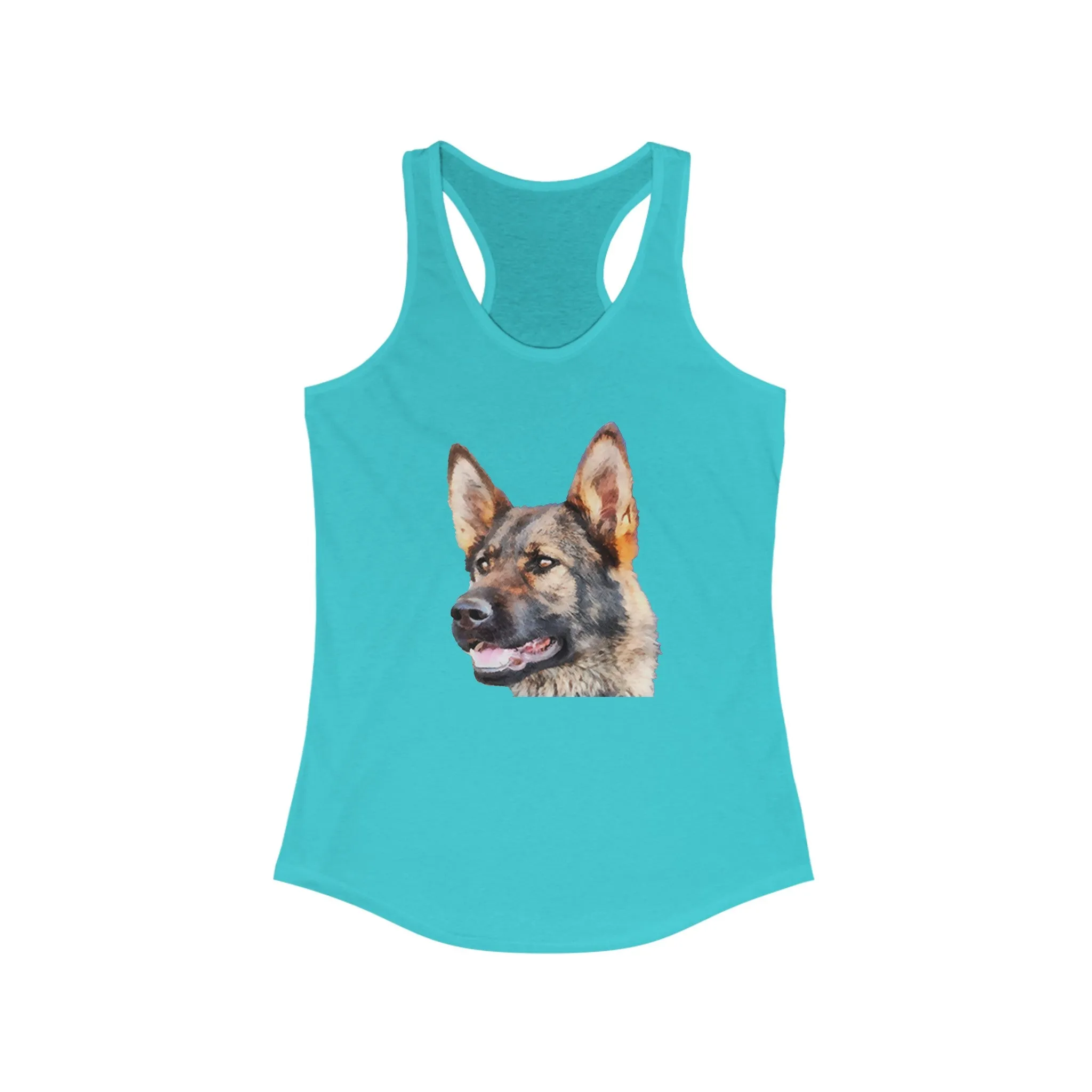 German Shepherd 'Hans' Women's Racerback Tank