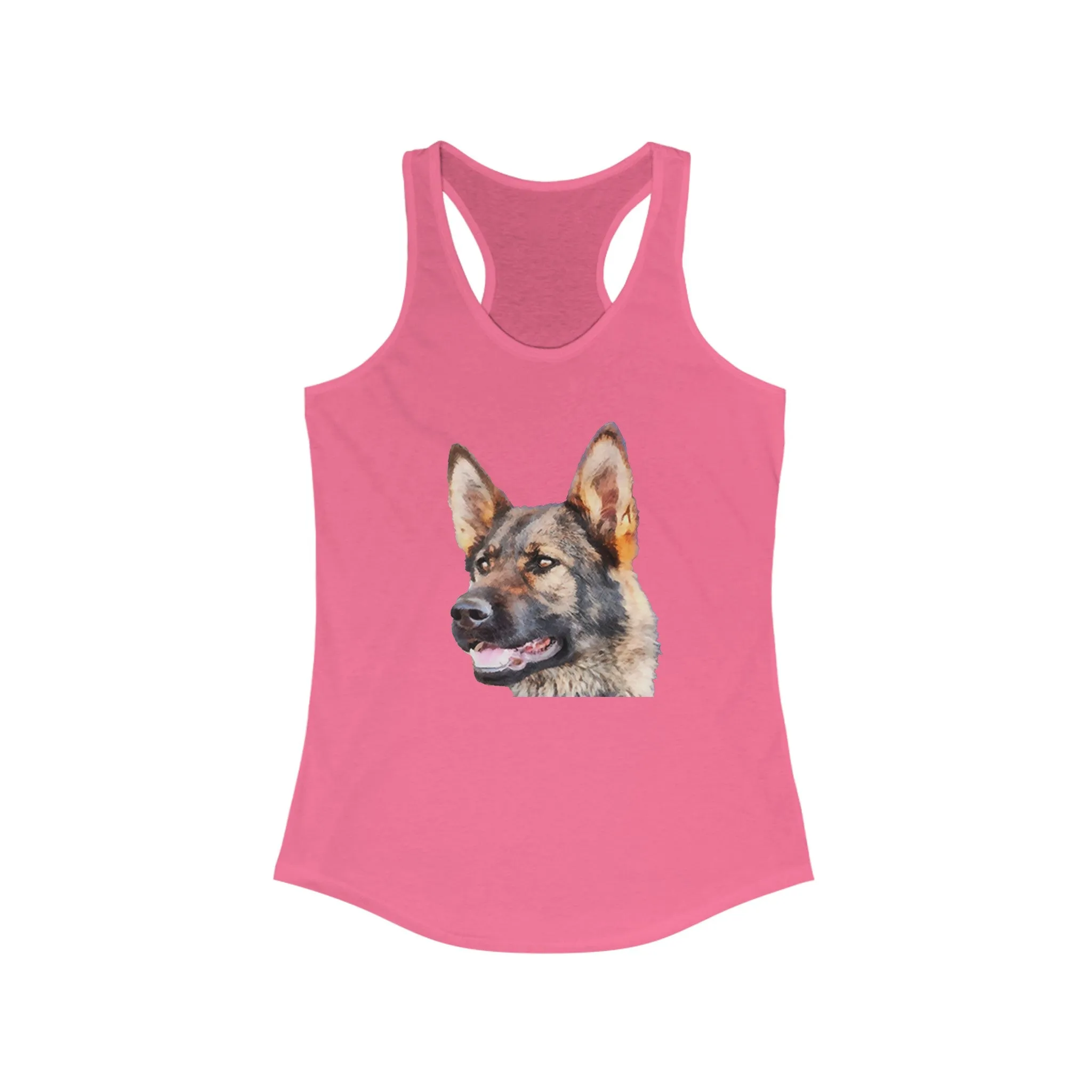German Shepherd 'Hans' Women's Racerback Tank