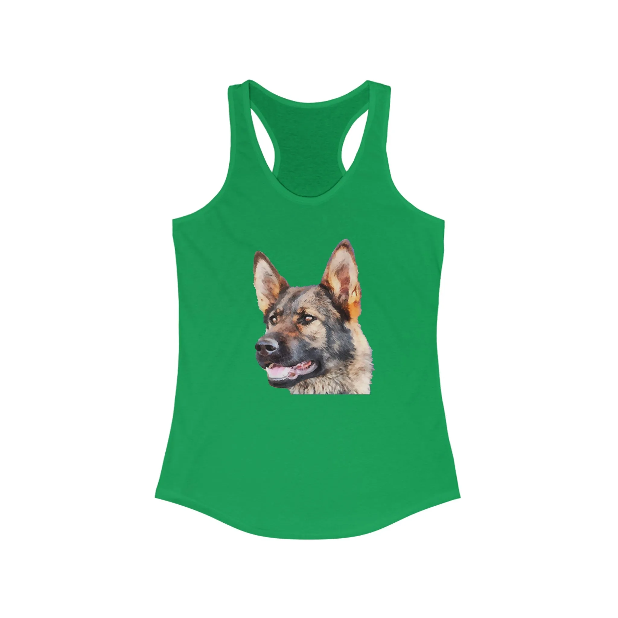 German Shepherd 'Hans' Women's Racerback Tank