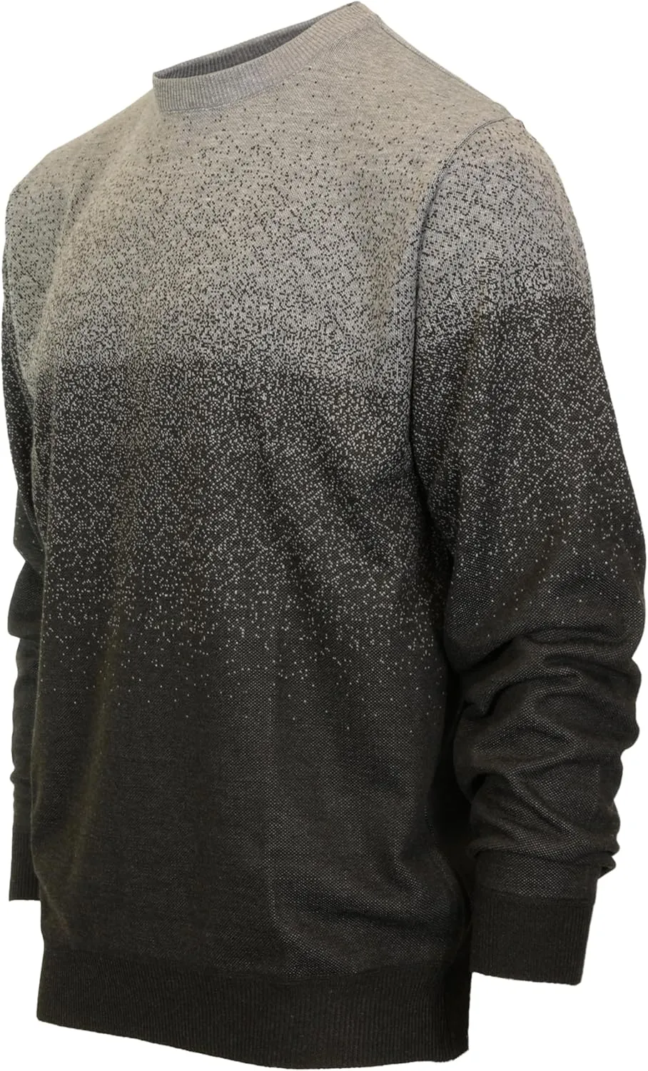 Gioberti Mens Jacquard Crew Neck Pullover Sweater
