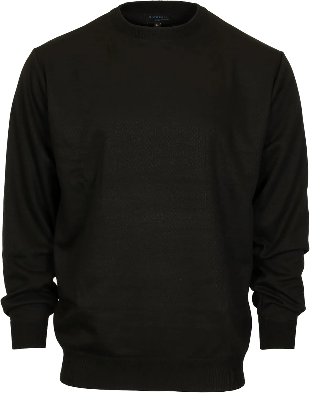 Gioberti Mens Jacquard Crew Neck Pullover Sweater