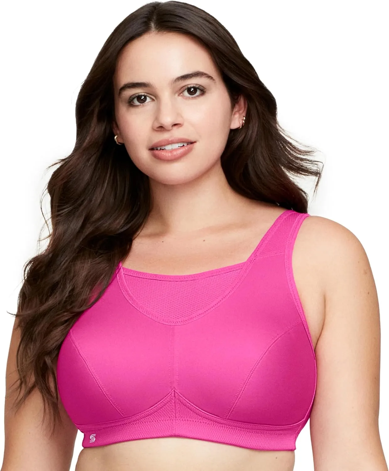 Glamorise Women's No-bounce Camisole Sports Bra Wirefree #1066