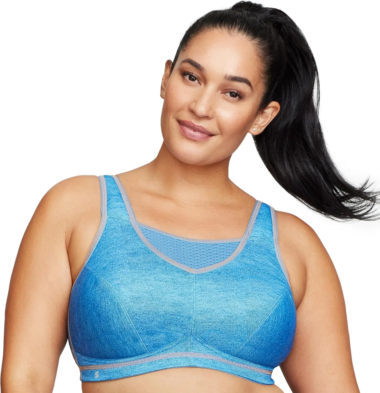Glamorise Women's No-Bounce Camisole Sports Bra Wirefree 1067