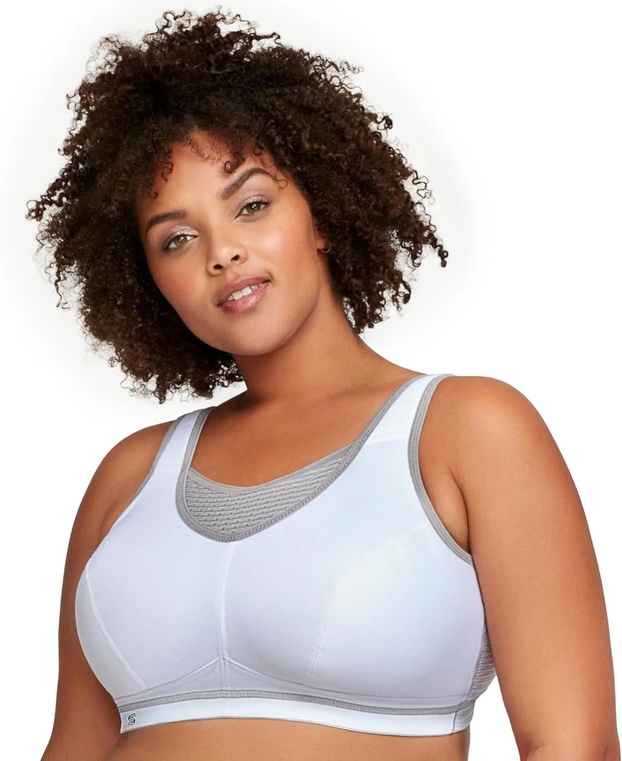 Glamorise Women's Plus Size No-Bounce Camisole Sports Bra Wirefree #1067
