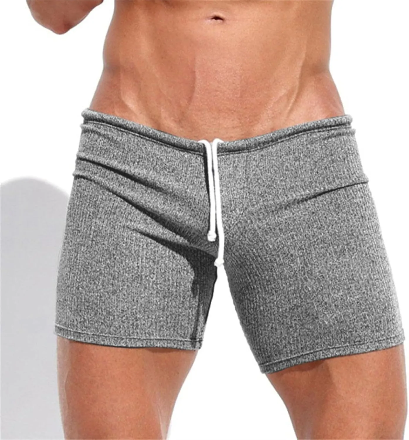 GOKKILRW Mens Shorts Summer Loungewear Gym Workout Boxer Shorts Bodybuilding Athletic Shorts Soft Comfy Breathable Beachwear