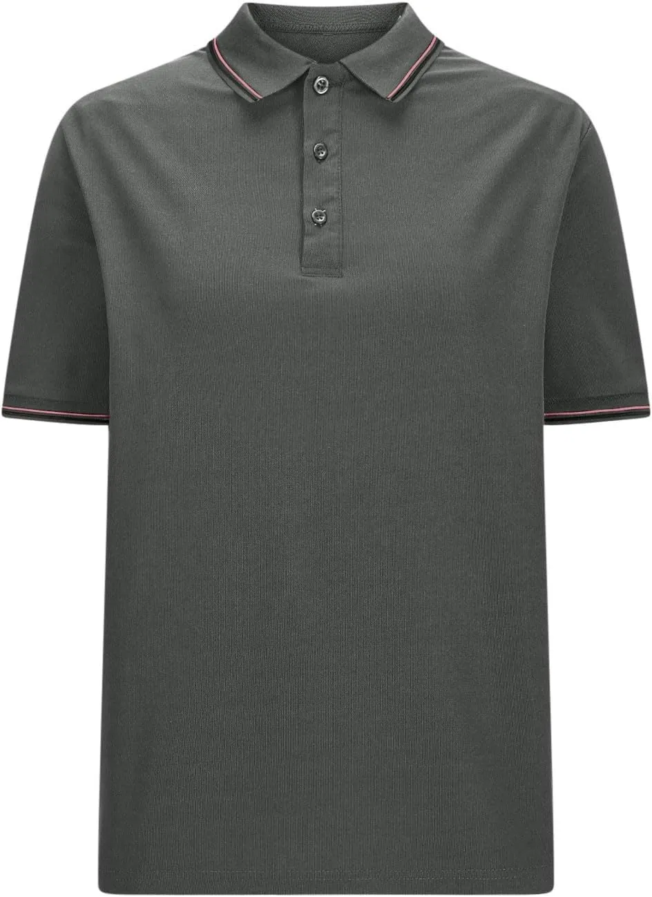 Golf Polo Shirts for Women Short Sleeve Button Down Lapel Collar Summer Tops Dressy Casual Work Blouse Basic Tunic Tees
