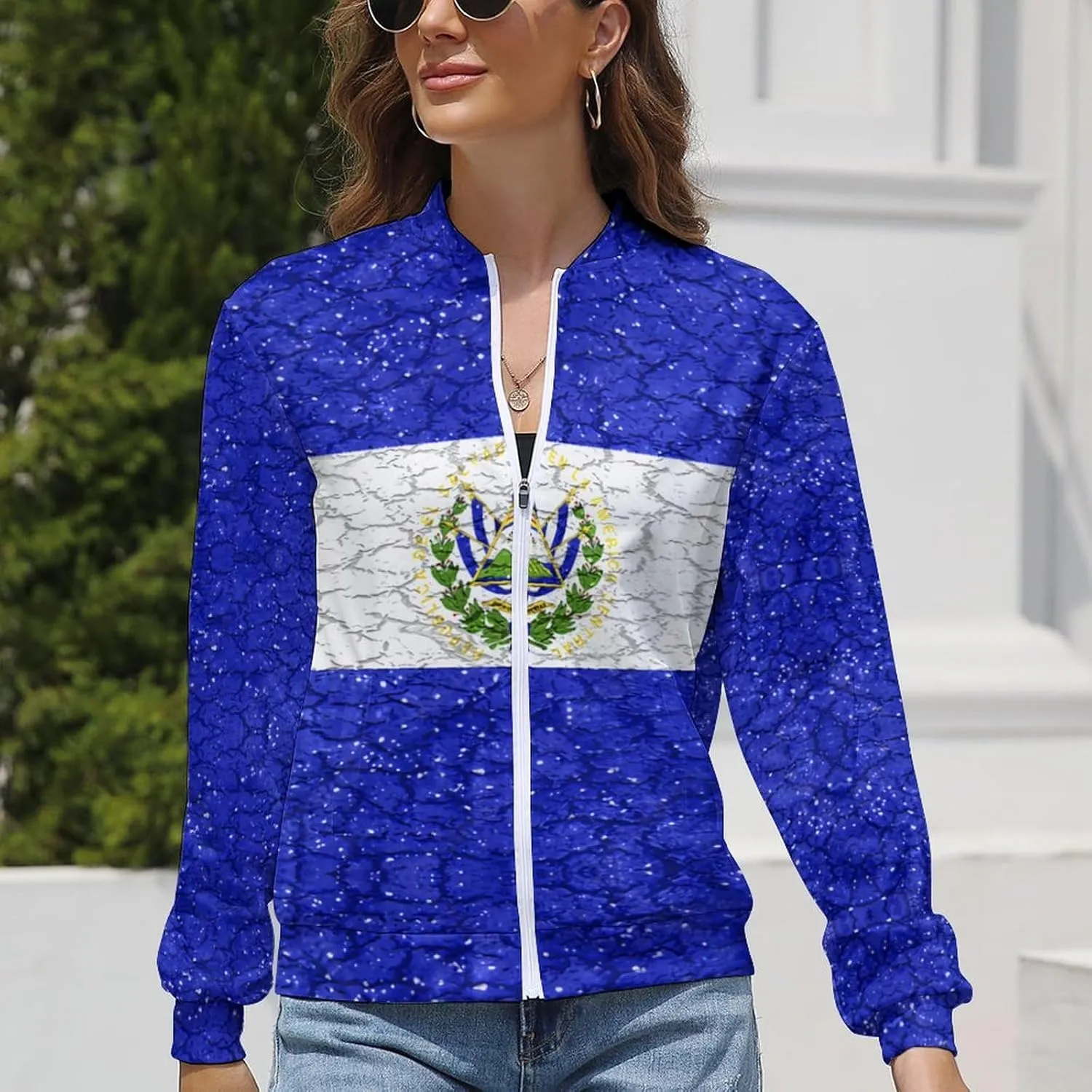 Haiti Flag Womens Zip Up Hoodies Cute Jackets Oversized Sweatshirts Fall Outfits Winter Clothes