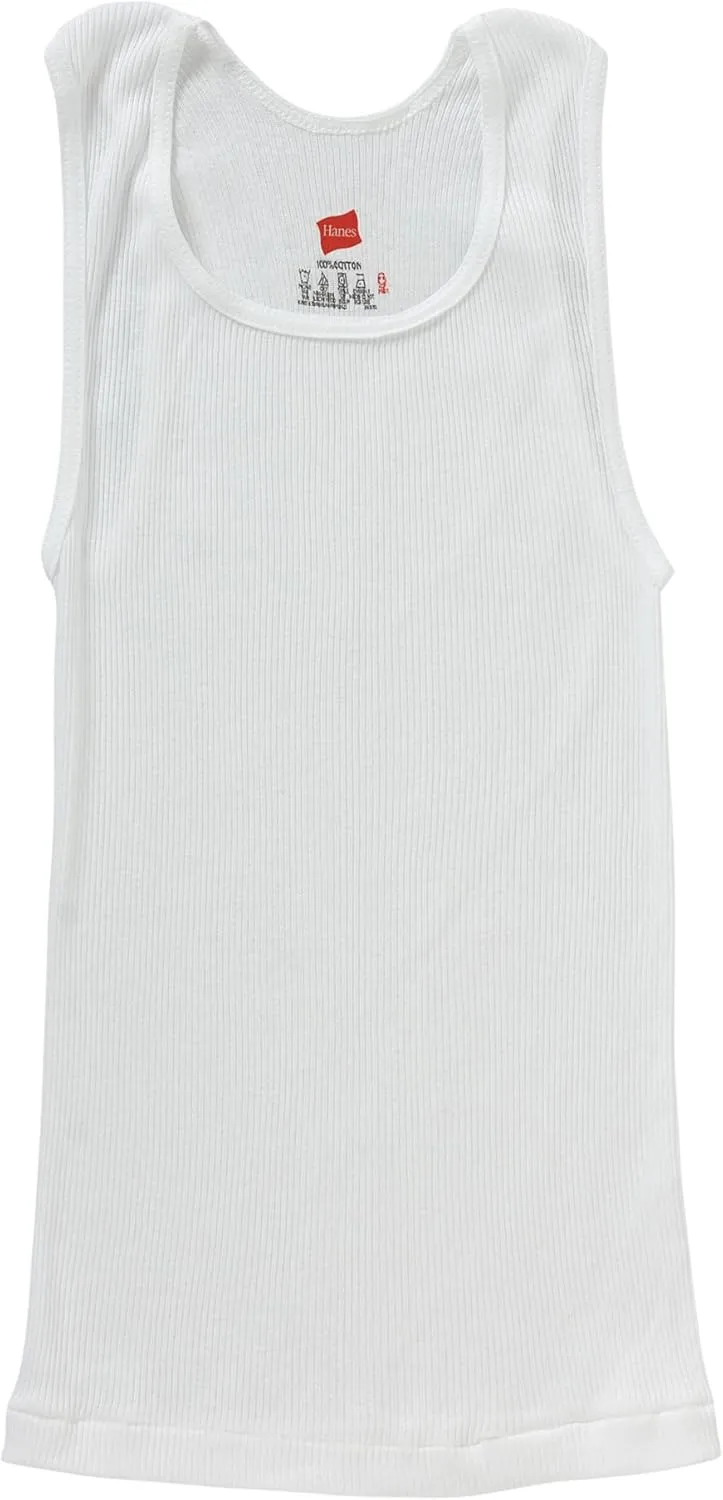 Hanes Boys' 5 Pack Ultimate Comfortsoft Tank