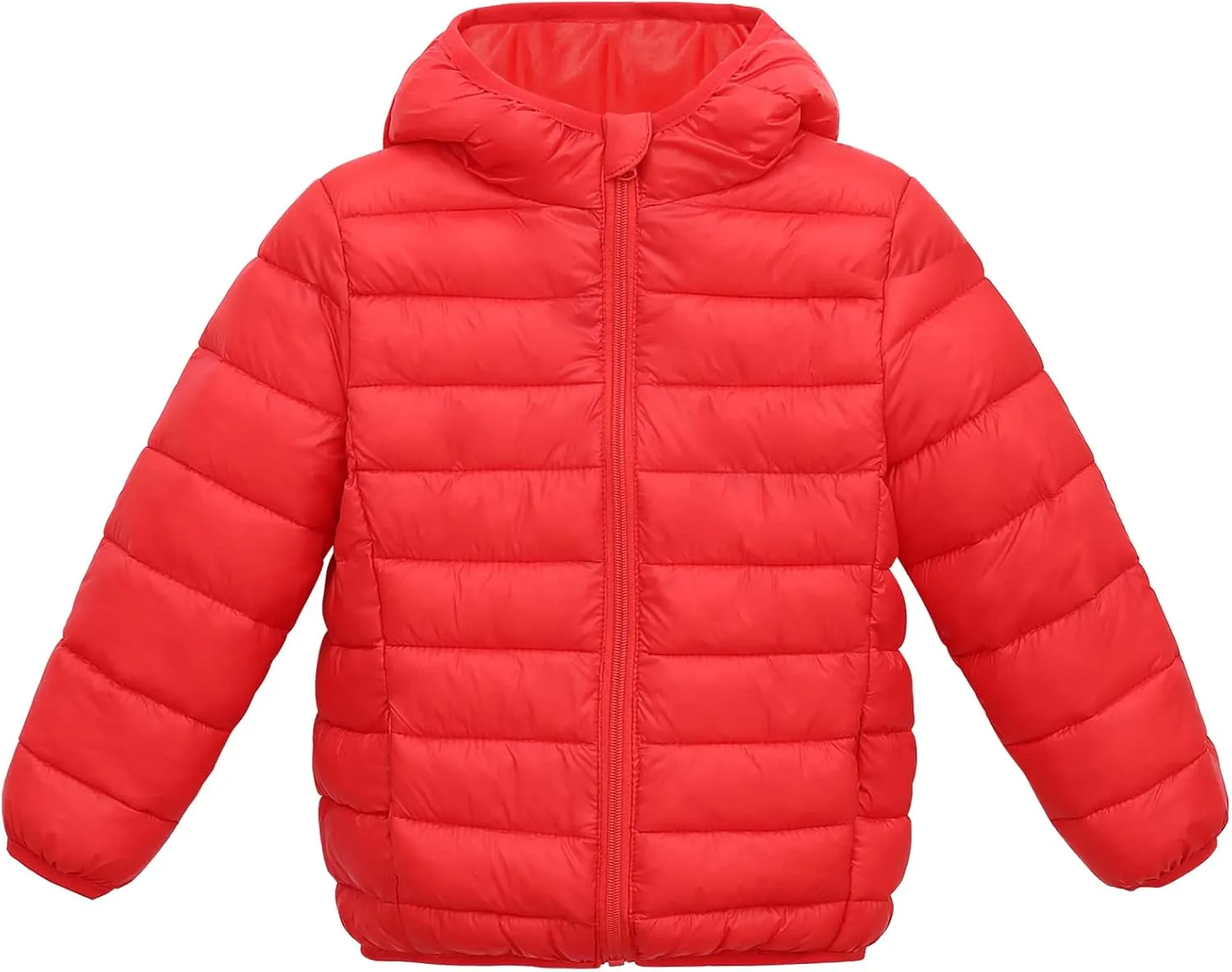 Happy Cherry Baby Boys Girls Hooded Coat Winter Lightweight Down Jacket Packable Cotton Coat