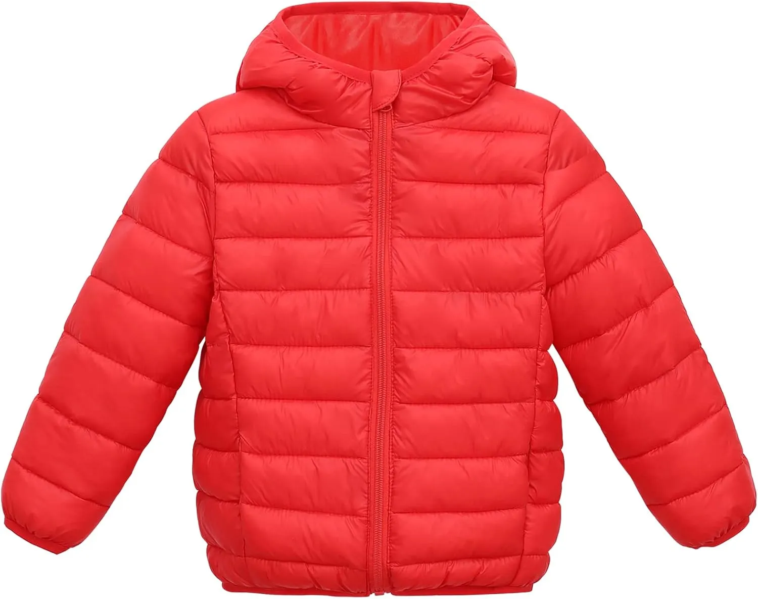 Happy Cherry Baby Boys Girls Hooded Coat Winter Lightweight Down Jacket Packable Cotton Coat