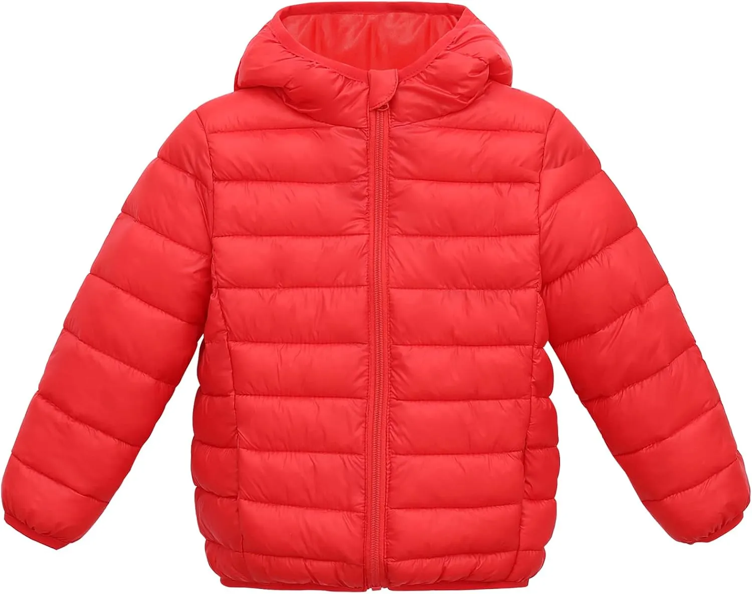 Happy Cherry Baby Boys Girls Hooded Coat Winter Lightweight Down Jacket Packable Cotton Coat