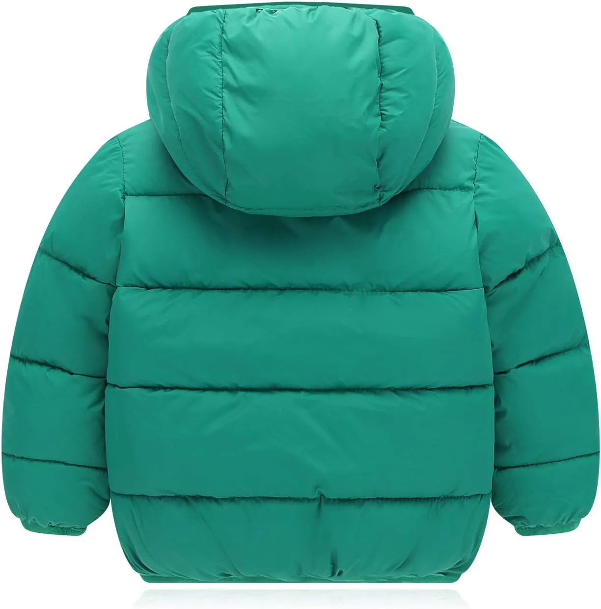 Happy Cherry Baby Kids Hooded Winter Coat Puffer Down Jacket Windproof Fleece Lined