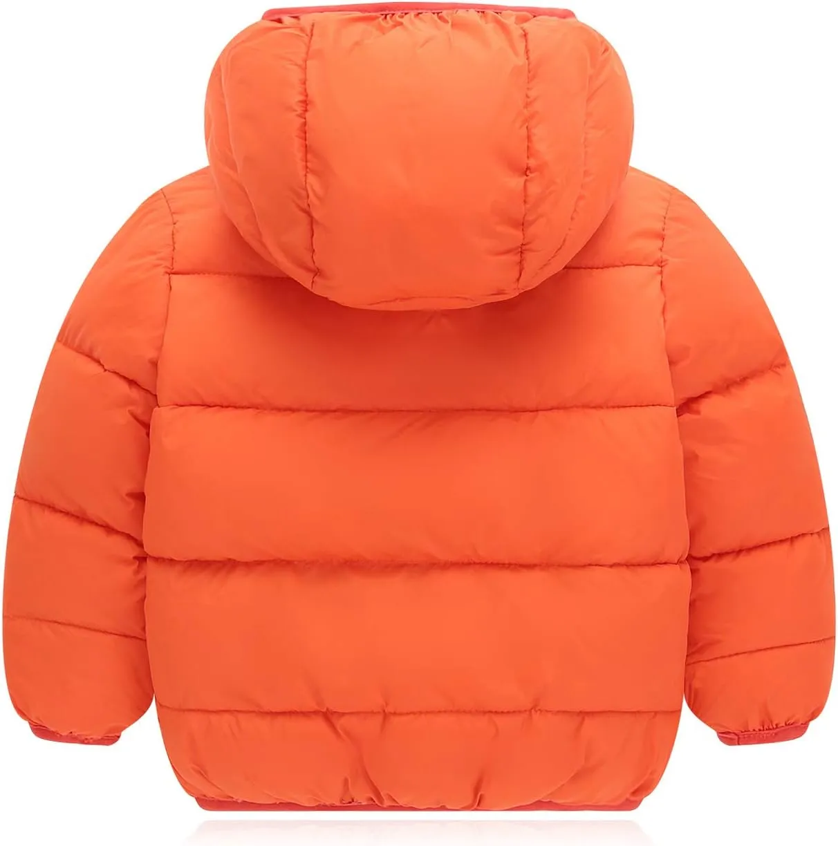 Happy Cherry Baby Kids Hooded Winter Coat Puffer Down Jacket Windproof Fleece Lined