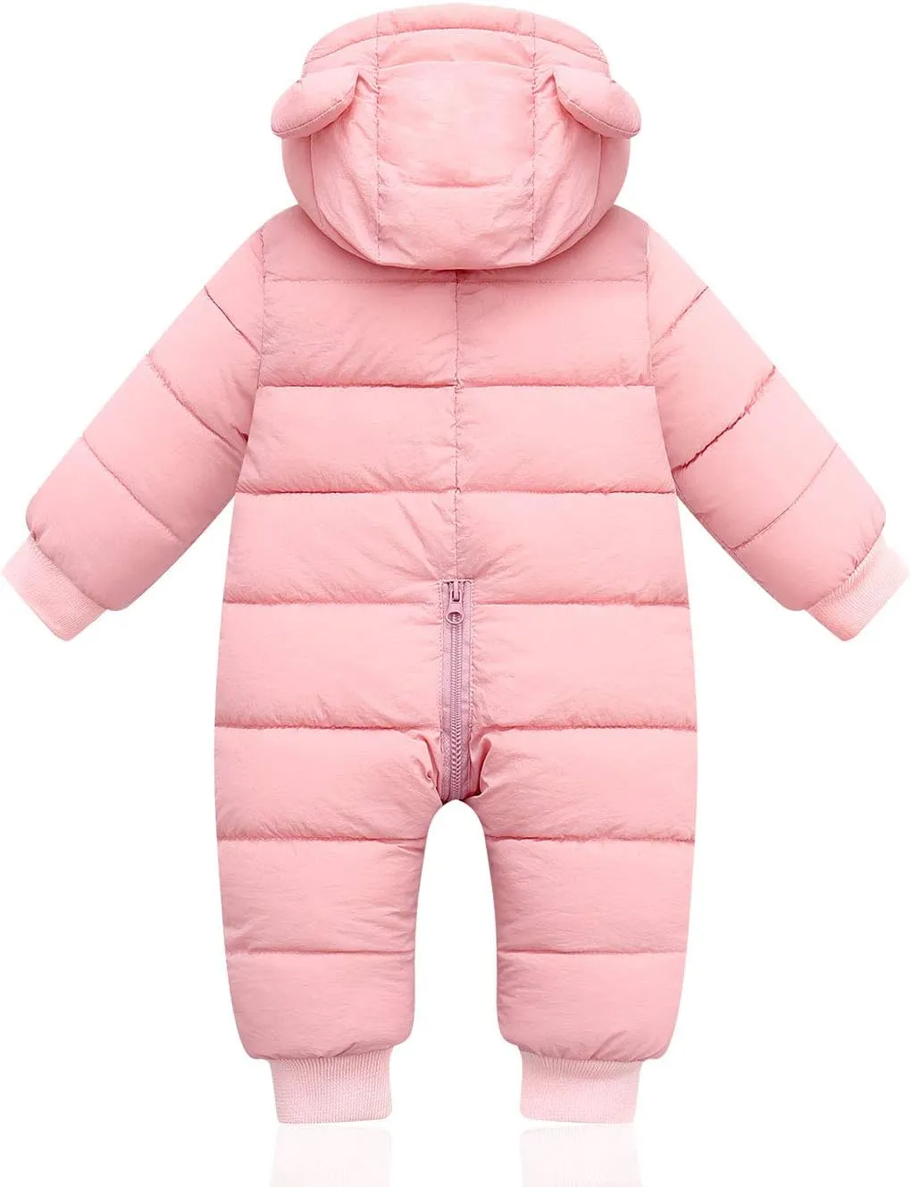Happy Cherry Baby Snowsuit Winter Coat Warm Hoodie Romper Puffer Jacket