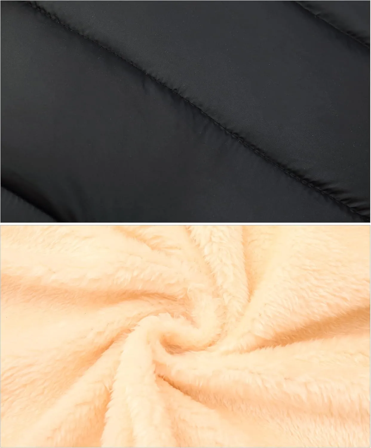 Happy Cherry Toddler Down Jacket Removable Hooded Windproof Snow Winter Coat Outwear