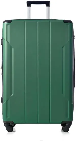 Hardshell Luggage Spinner Suitcase with Wheels TSA Lock Lightweight 20'' (Single Luggage), Green, RWA2416