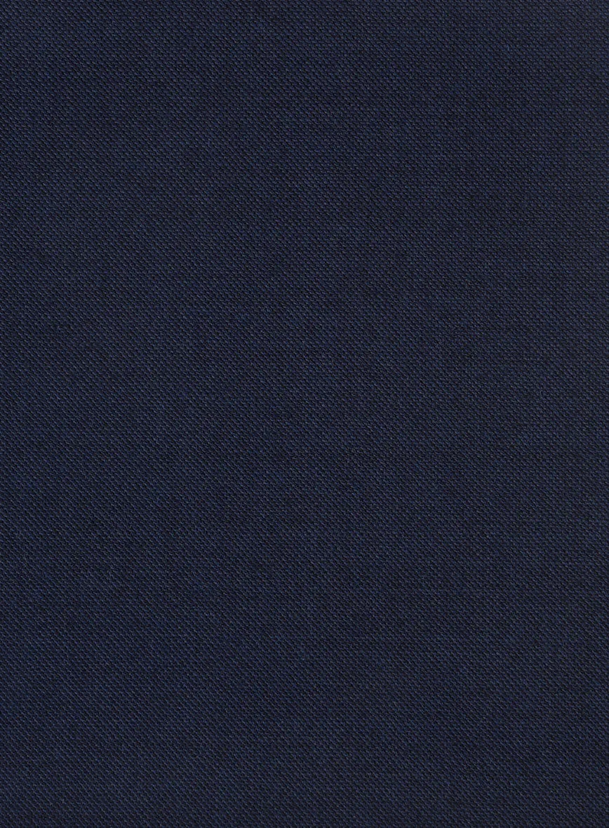 Hardy Minnis Blue Sharkskin Wool Suit