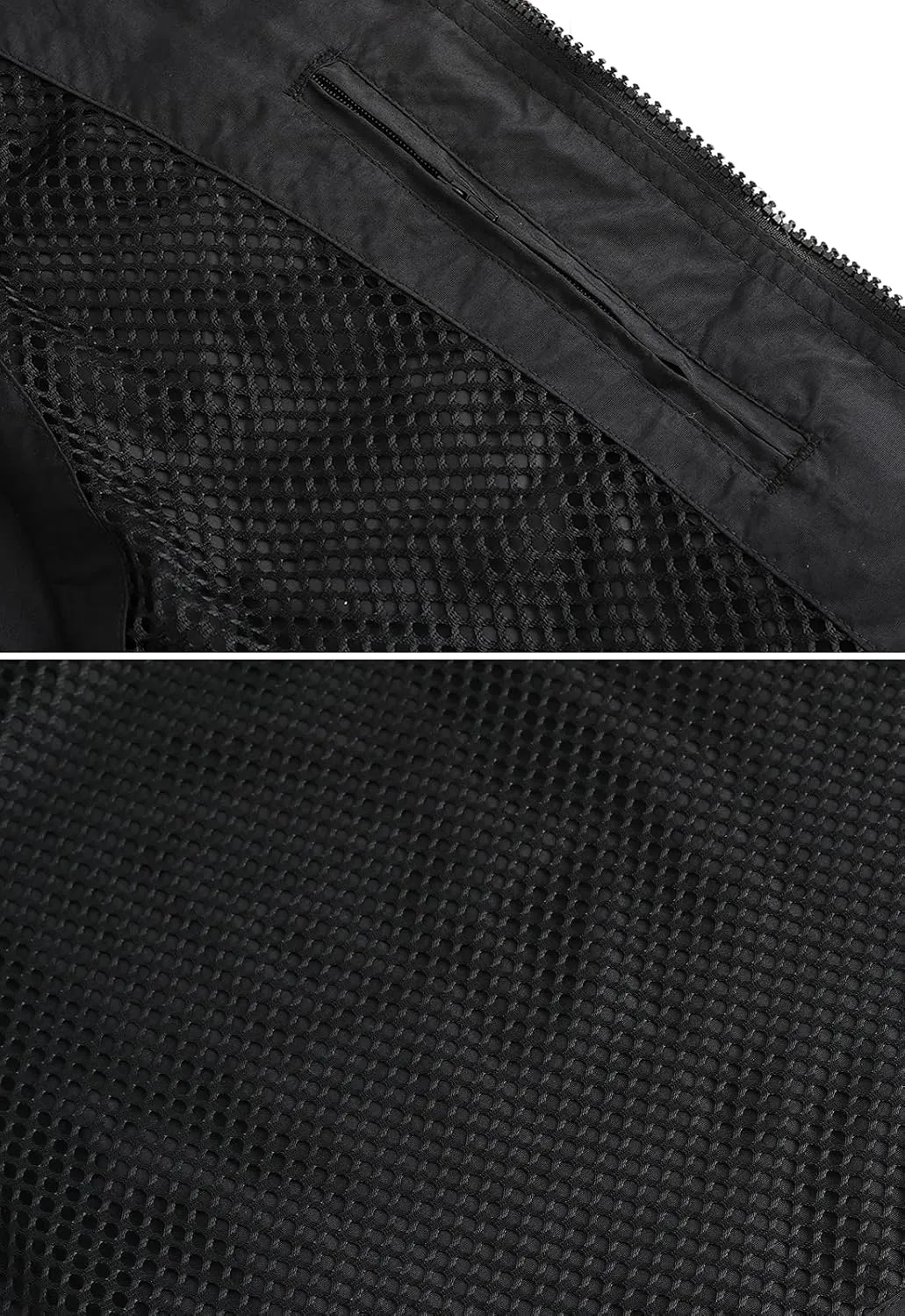 Hbufnha Mens Lightweight Vest Work Travel Safari Sport Jacket Padded Puffer Vest