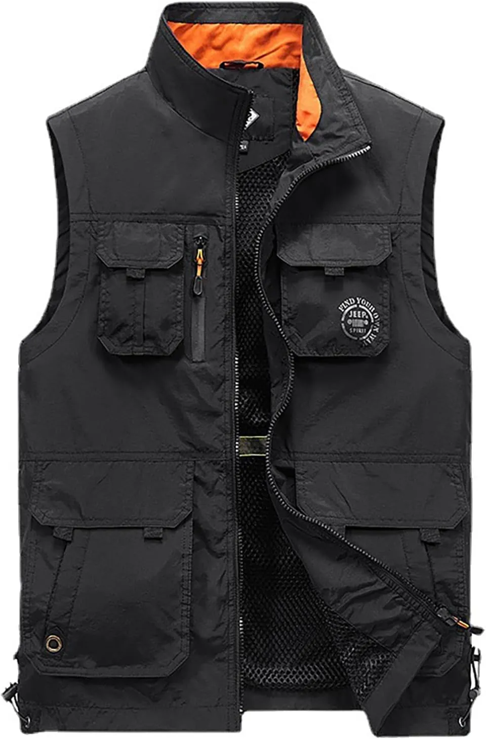 Hbufnha Mens Lightweight Vest Work Travel Safari Sport Jacket Padded Puffer Vest