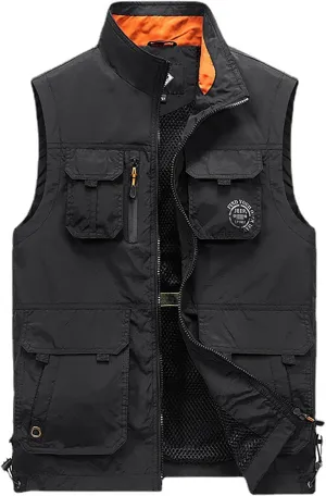 Hbufnha Mens Lightweight Vest Work Travel Safari Sport Jacket Padded Puffer Vest