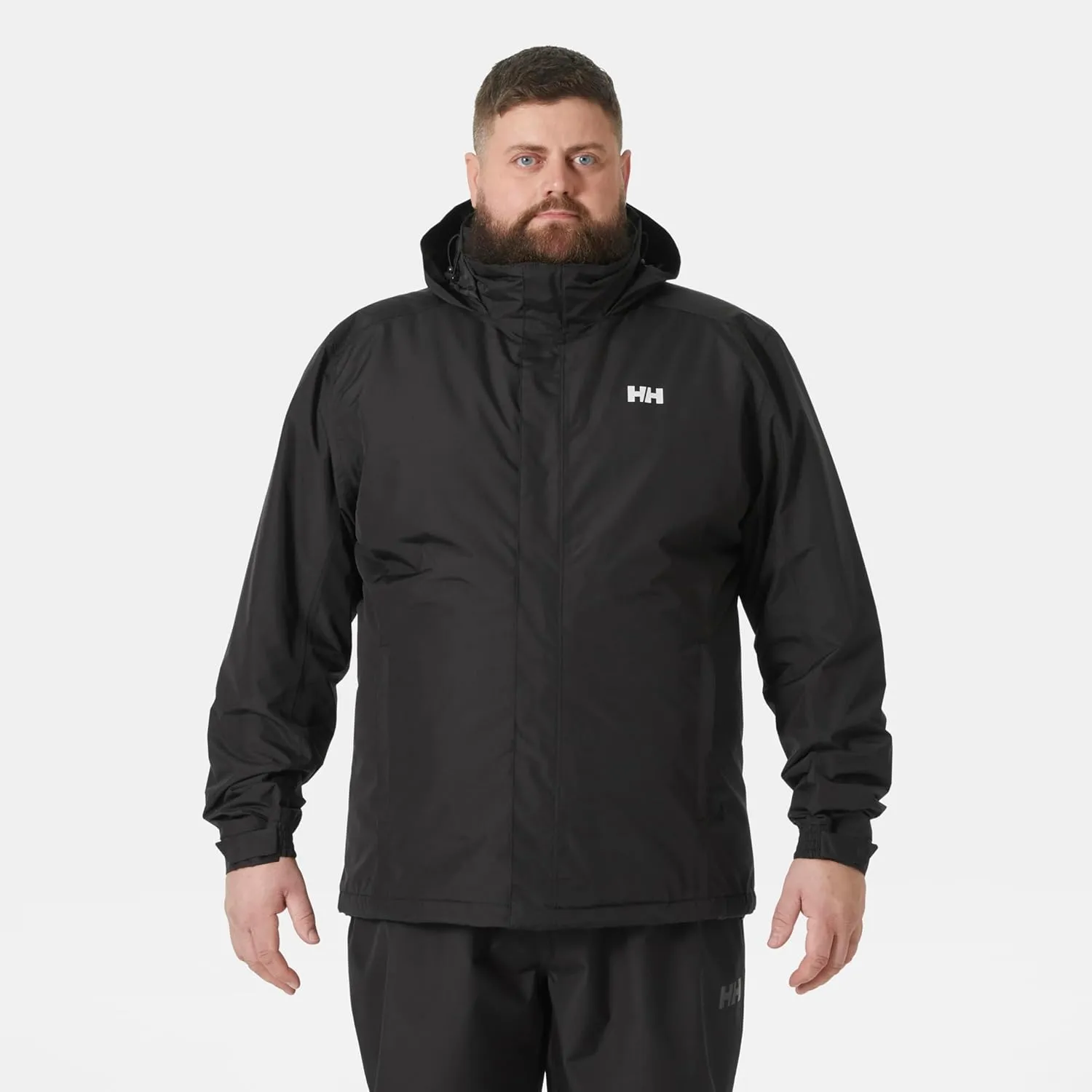 Helly Hansen Men's Waterproof Dubliner Insulated Jacket with Packable Hood for Cold Weather