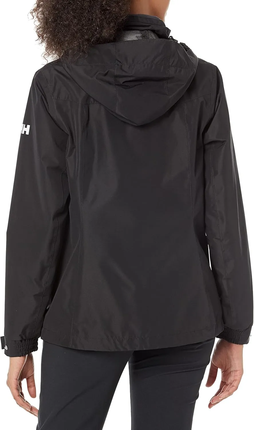 Helly-Hansen Women's Aden Waterproof Windproof Breathable Packable Hood Rain Coat Jacket