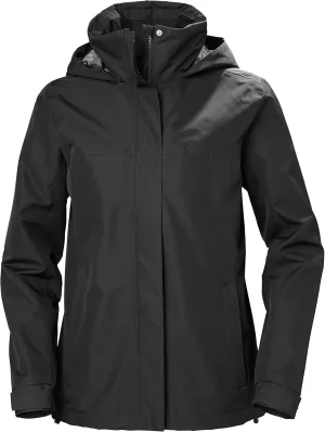 Helly-Hansen Women's Aden Waterproof Windproof Breathable Packable Hood Rain Coat Jacket