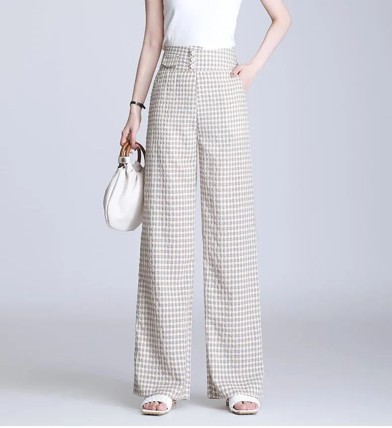 High Waist Wide Leg Pants