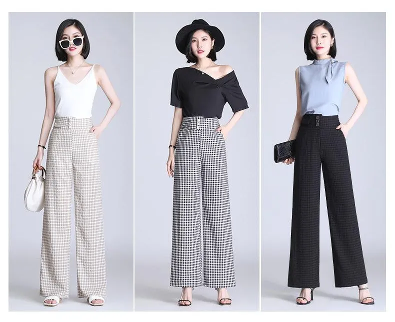 High Waist Wide Leg Pants