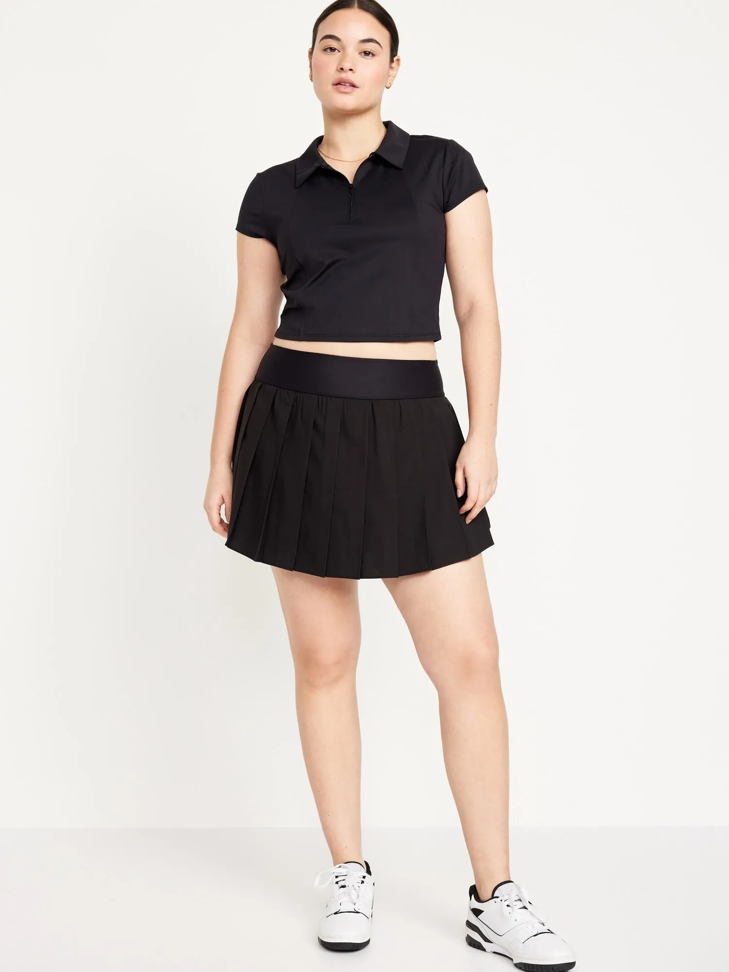 High-Waisted StretchTech Skort for Women